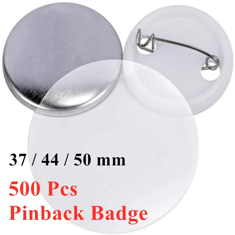 Button Badge Blank - 500 قطعة/المجموعة شارة فارغة Pinback زر