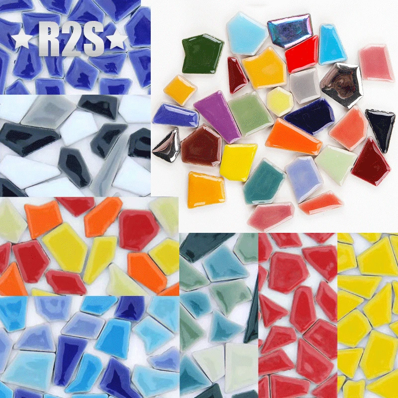 Ceramic Tile Blank - 100 جرام بلاط الفسيفساء البورسلين لتقوم