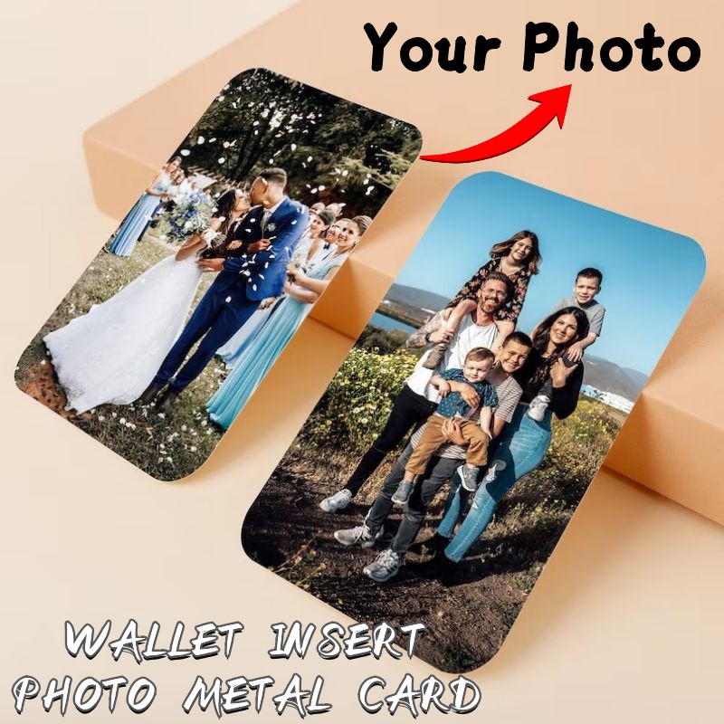 Metal Photo Panel - تخصيص صورة النص أنيمي بطاقة معدنية