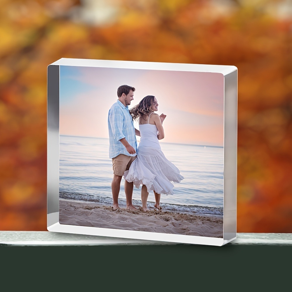 Photo Acrylic Block - كتلة صور أكريليك ثلاثية الأبعاد مخصصة
