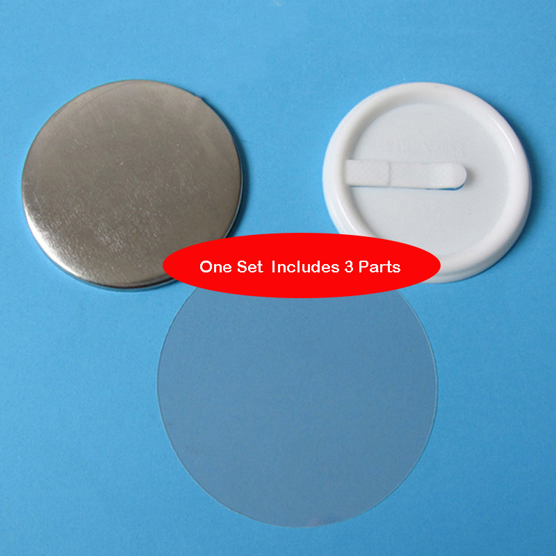 Button Badge Blank - 100 قطعة من شارات الأزرار القابلة