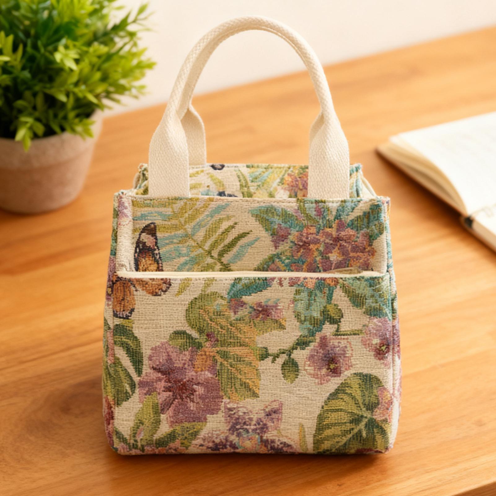 حقيبة غداء معزولة على شكل زهرة - مراجعة Tote Bag Sublimation وسعره