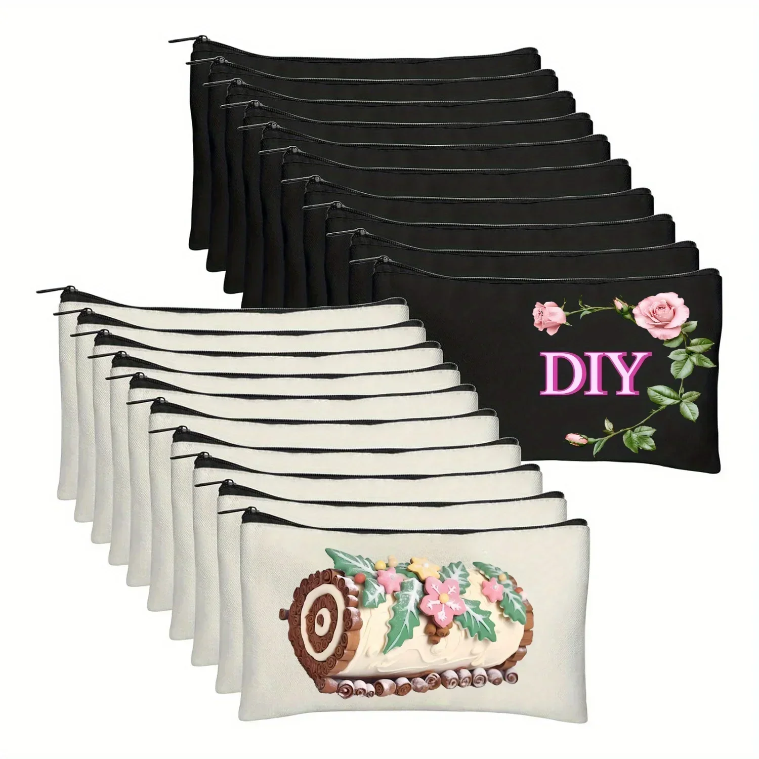 20 قطعة من أكياس المكياج الفار - مراجعة Tote Bag Sublimation وسعره