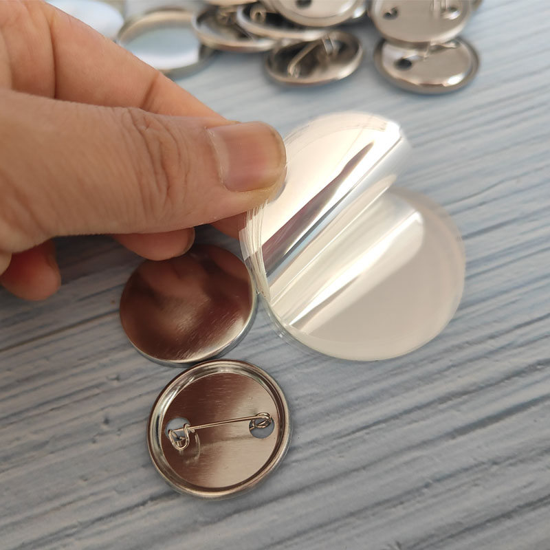 100 مجموعة فارغة شارة دبوس زر  - مراجعة Button Badge Blank وسعره