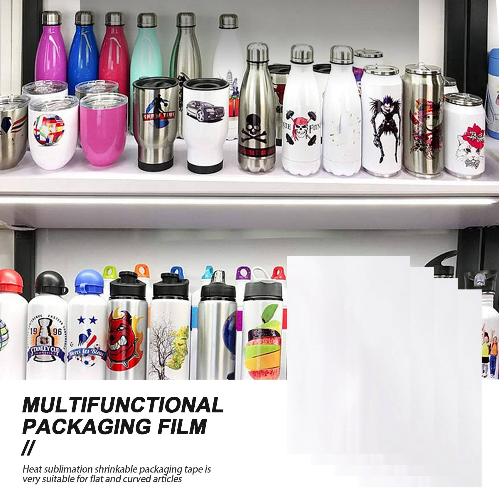 -FTGT 30 قطعة من فيلم التغليف  - مراجعة Sublimation Mug White وسعره