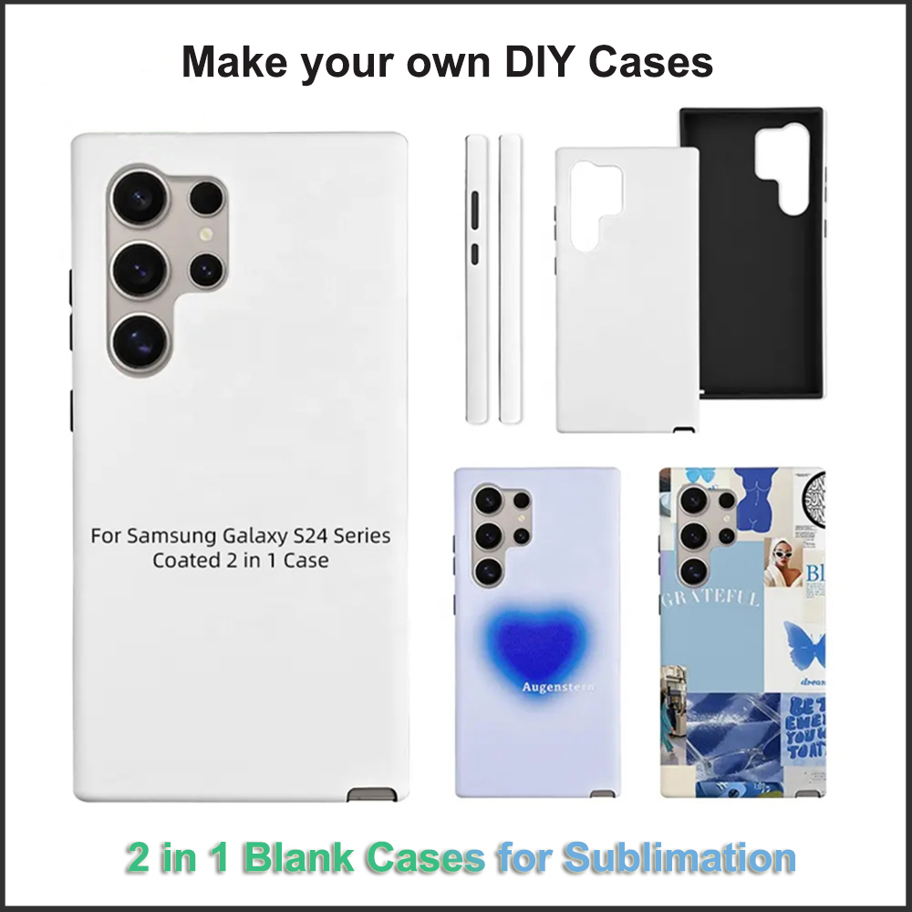 5 قطعة المغلفة 2 في 1 حالات ال - مراجعة Phone Case Blank Print وسعره