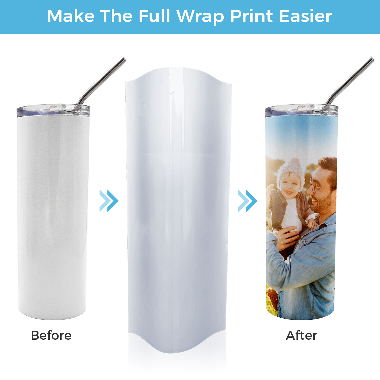 غشاء تغليف انكماش التسامي ، أن - مراجعة Sublimation Mug White وسعره
