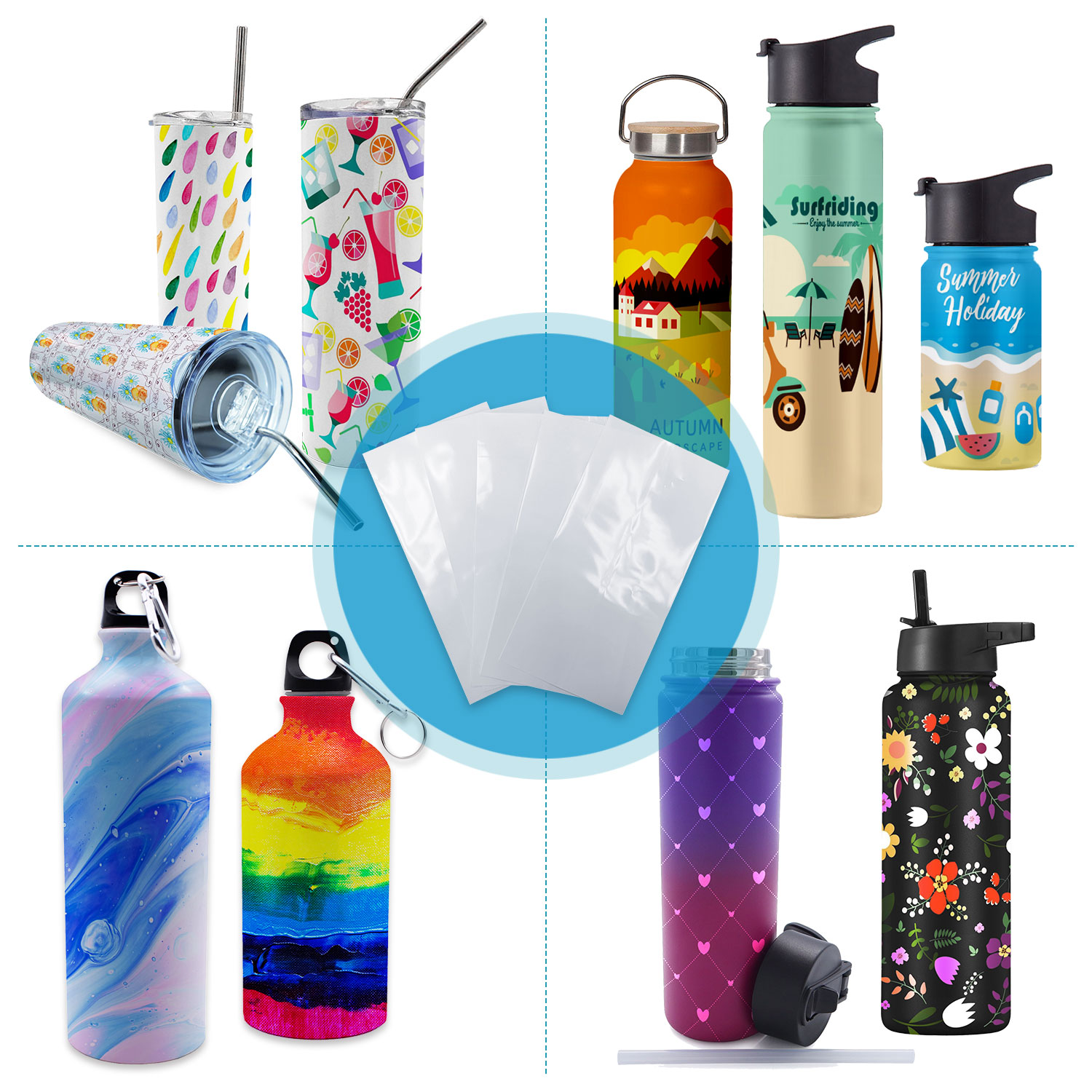 غشاء تغليف انكماش التسامي ، أن - مراجعة Sublimation Mug White وسعره