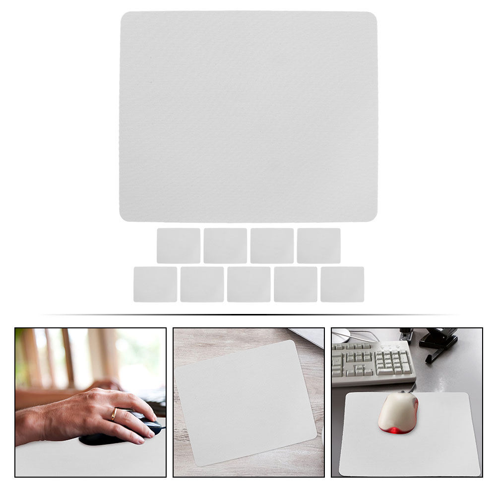10 قطع من لبادات الماوس الكبير - مراجعة Mouse Pad Blank Sublimation وسعره