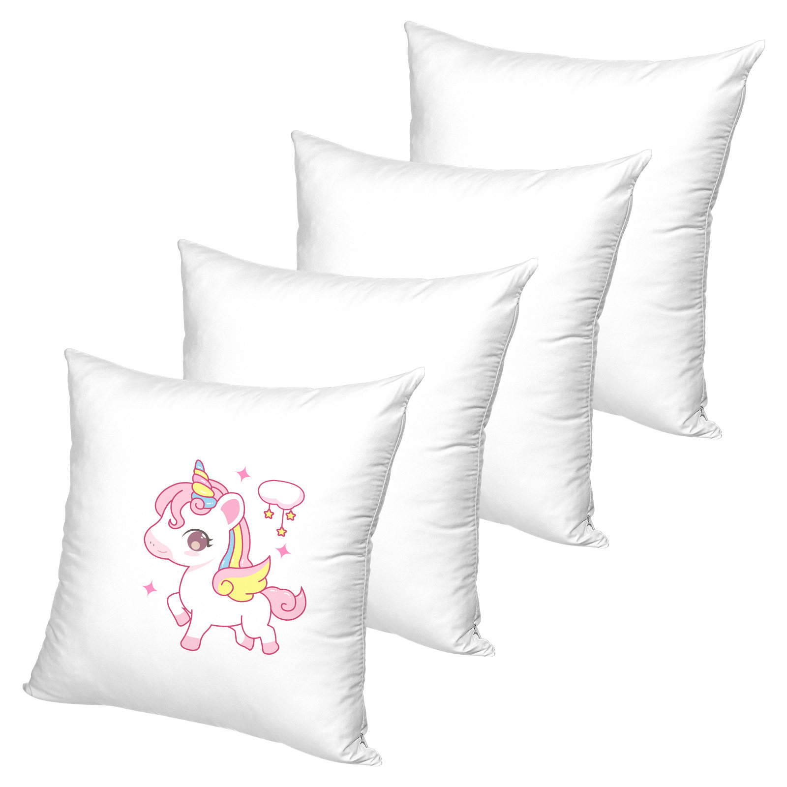4 قطع أغطية وسائد بيضاء للطباع - مراجعة Pillow Cover Sublimation وسعره