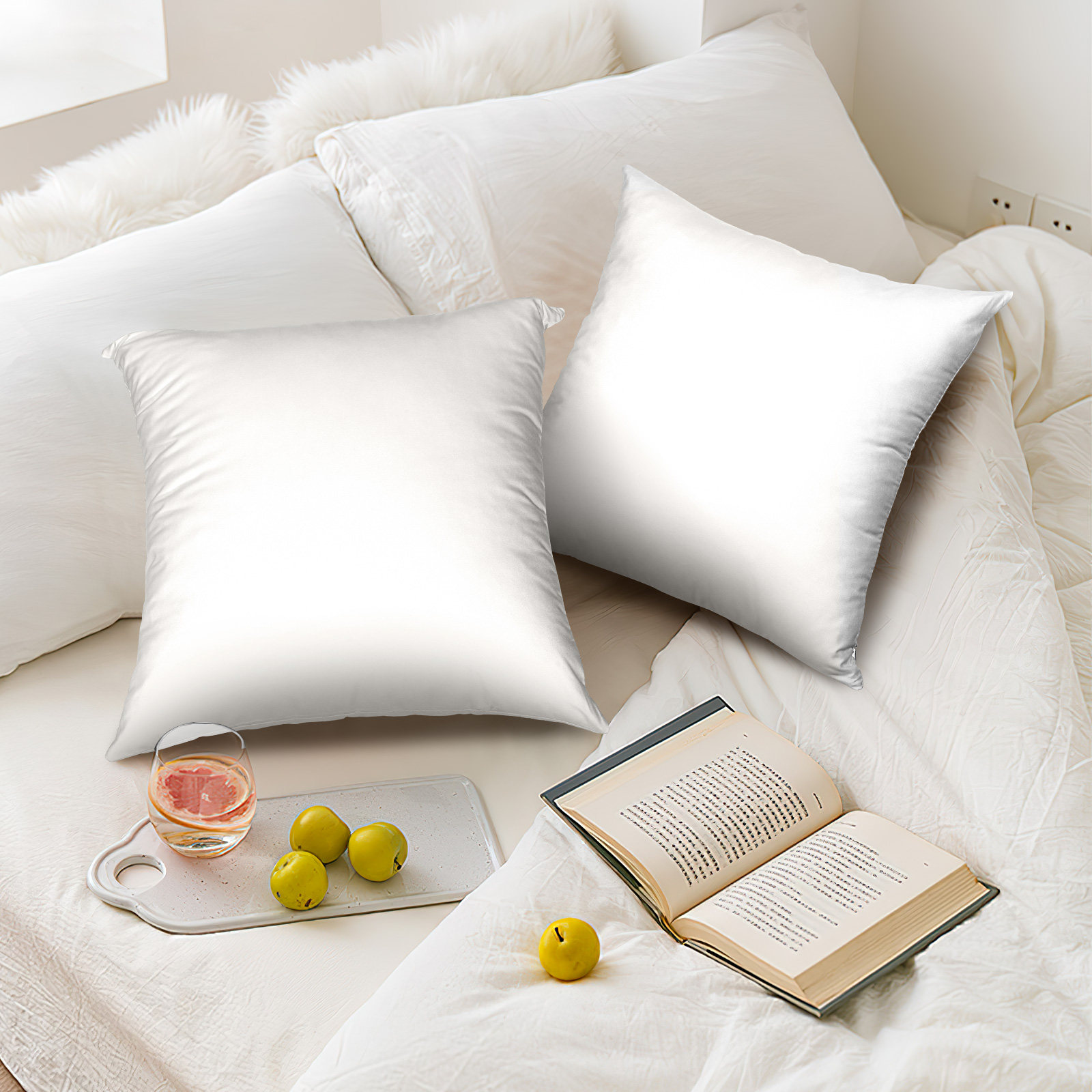 4 قطع أغطية وسائد بيضاء للطباع - مراجعة Pillow Cover Sublimation وسعره