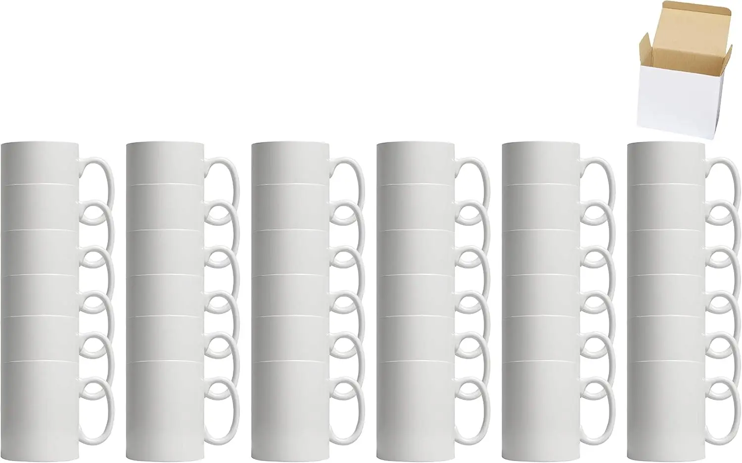 كوب قهوة سيراميك أبيض للطباعة  - مراجعة Sublimation Mug White وسعره