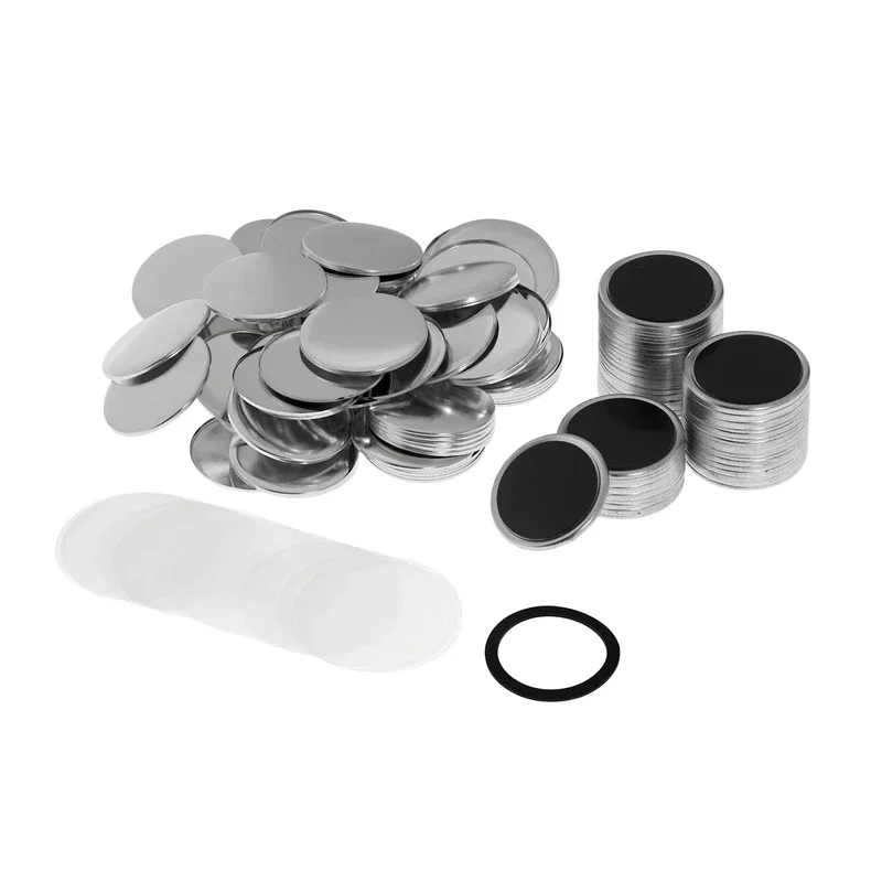 50/100 قطعة 25-75 مللي متر الم - مراجعة Button Badge Blank وسعره